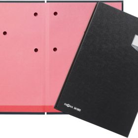 PAGNA Unterschriftenmappe De Luxe A4 24202-04 schwarz 20-teilig