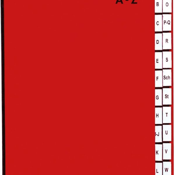 PAGNA Pultordner Color A4 24249-01 rot A-Z