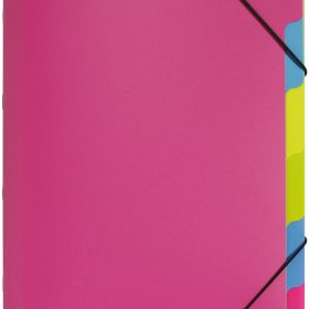PAGNA Ordnungsmappe A4 41803-34 dunkel rosa 5-teilig
