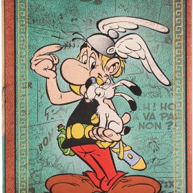 PAPERBLANKS Notizbuch Asterix Midi PB9699-3 liniert, blau 144 Seiten
