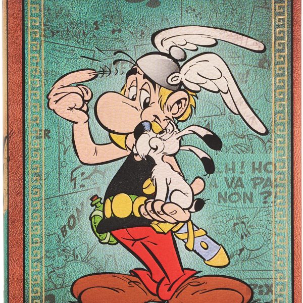 PAPERBLANKS Notizbuch Asterix Midi PB9699-3 liniert, blau 144 Seiten