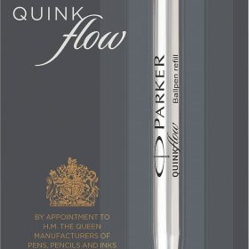 PARKER Kugelschreiber-Mine M 1950369 schwarz, QUINKflow