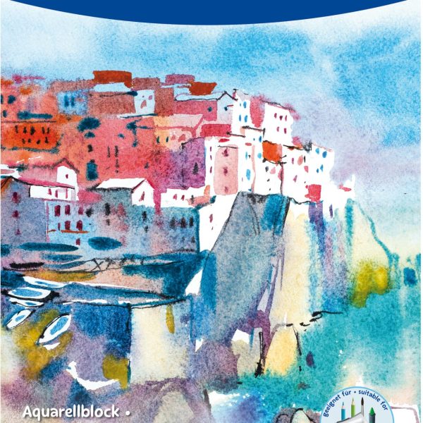 PELIKAN Aquarell-Malblock A4 236812 30x21cm, 20 Blatt