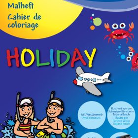 PELIKAN Malheft Holiday A5 25200027 blau, 120g 16 Seiten