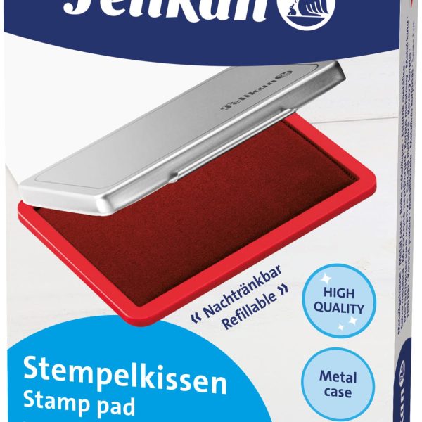 PELIKAN Metall-Stempelkissen rot 331025 Gr.2 11x7cm