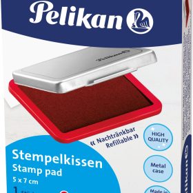 PELIKAN Metall-Stempelkissen rot 331181 Gr.3 7x5cm