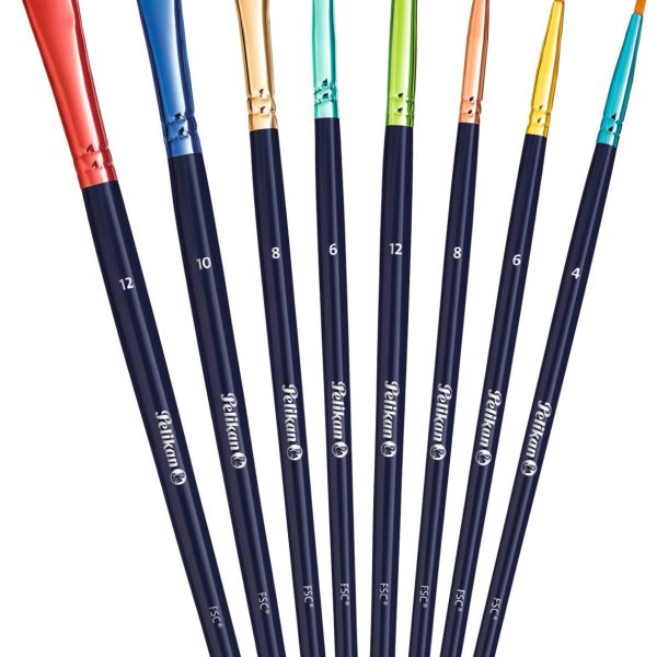 PELIKAN Pinselset Premium 701181 8 Pinsel