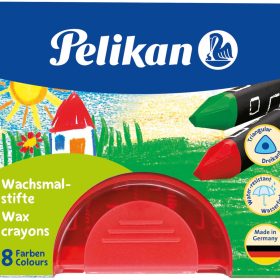 PELIKAN Wachsmaler Griffix 722942 8 Farben ass. Etui