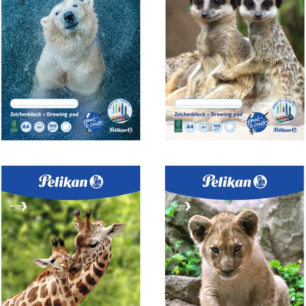 PELIKAN Zeichenblock A4 C4/20 20 Blatt 20 Blatt