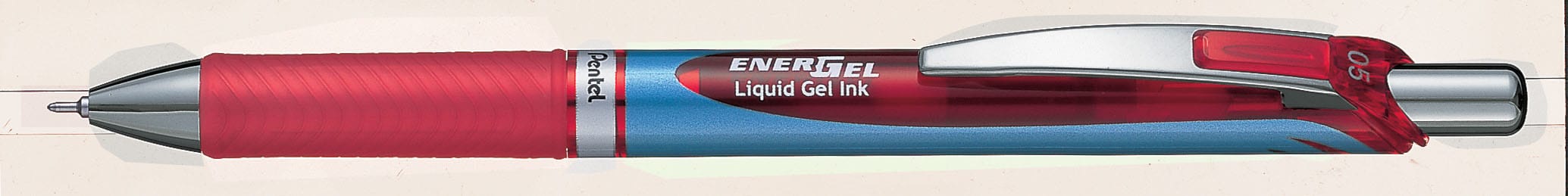 PENTEL-BLN75-BO-4902506070890 PENTEL EnerGel 0,5mm BLN75-BO rot – Bild 1