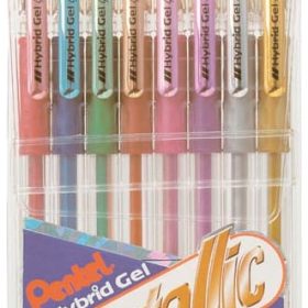 PENTEL Hybrid Gel Grip 0,8mm K118M-8 8 Farben