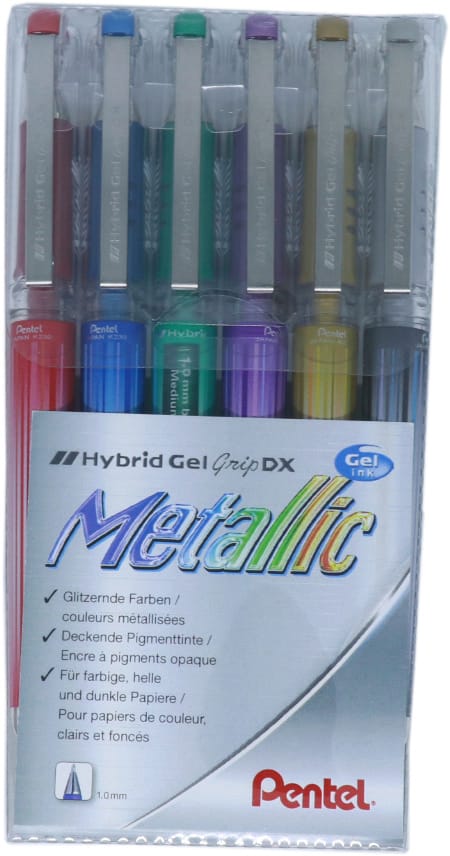 PENTEL-K230M-6-4902506064073 PENTEL Roller Hybrid Gel Grip 1.0mm K230M-6 6-farbig ass. – Hochwertig & günstig bei ShopDeca