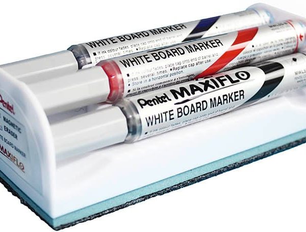 PENTEL Whiteboard Marker 4mm MWL5S4BOX 4 Farben, Box