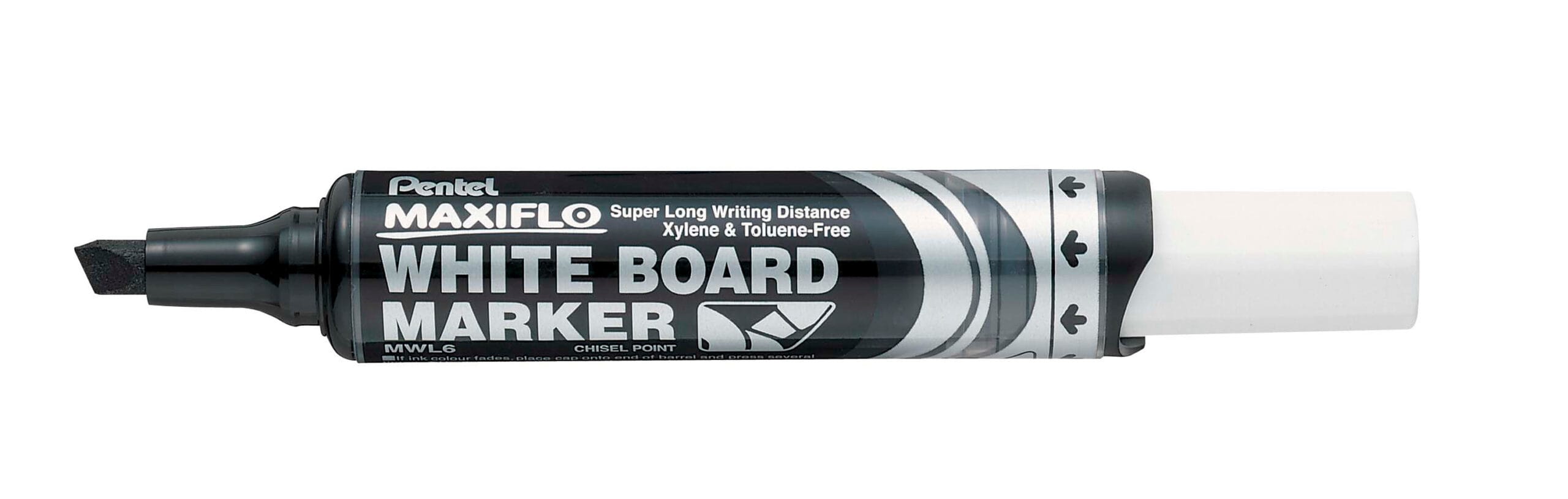 PENTEL-MWL6-AO-3474374600017 PENTEL Whiteb. Marker MAXIFLO 2/6mm MWL6-AO schwarz – Hochwertig & günstig bei ShopDeca