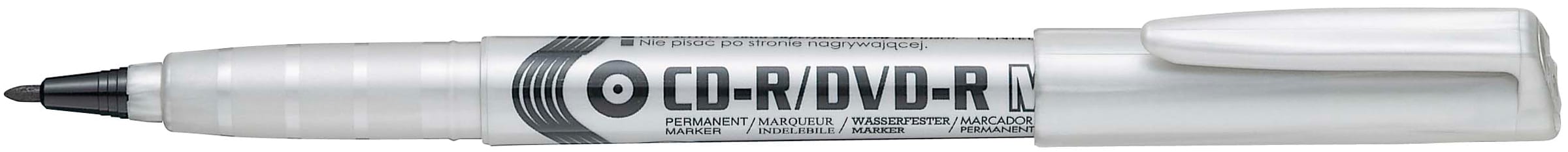 PENTEL-NMS51-AO-4902506067104 PENTEL Marker CD/DVD/BD 0,8-1mm NMS51-AO schwarz perm. – Bild 1