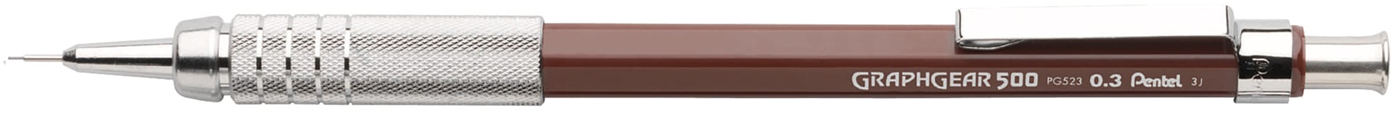 PENTEL-PG523-EX-0072512185346 PENTEL Druckbleistift Graphgear 0,3mm PG523-EX braun – Hochwertig & günstig bei ShopDeca