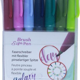 PENTEL Brush Sign Pen Set SES15C-7PG 7 Farben