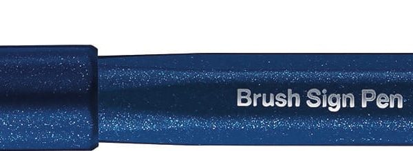 PENTEL Brush Sign Pen SES15C-CA stahlblau