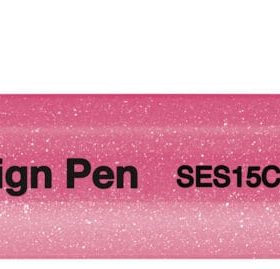 PENTEL Brush Sign Pen SES15C-FPX Fluo pink