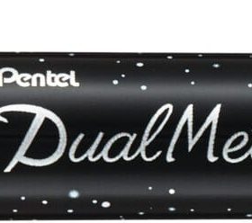 PENTEL Brushpen Dual Metallic XGFH-DA schwarz