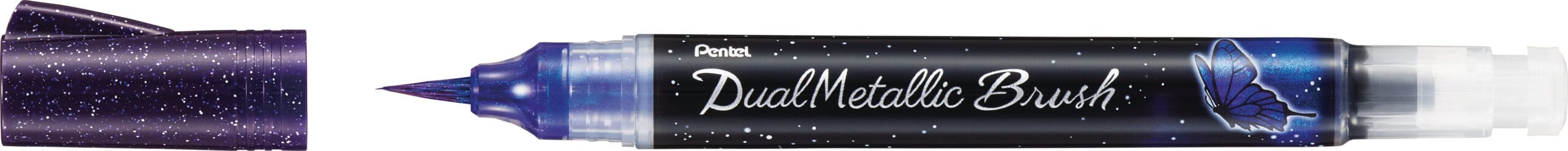 PENTEL-XGFH-DV-0884851056634 PENTEL Brushpen Dual Metallic XGFH-DV violett – Hochwertig & günstig bei ShopDeca