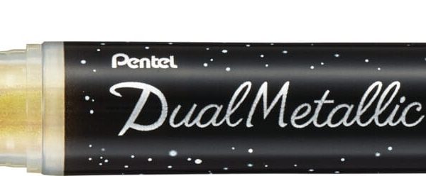 PENTEL Brushpen Dual Metallic XGFH-DX gold