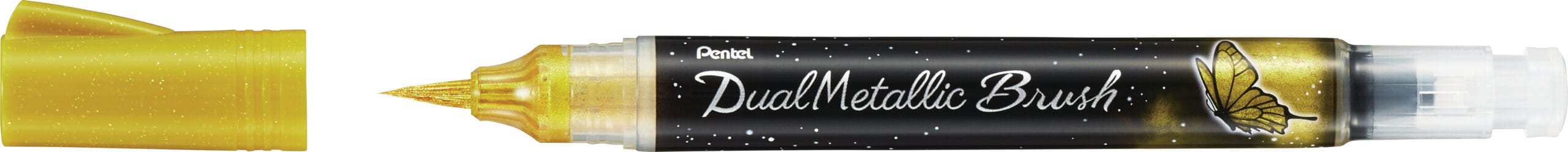 PENTEL-XGFH-DX-0884851056641 PENTEL Brushpen Dual Metallic XGFH-DX gold – Hochwertig & günstig bei ShopDeca