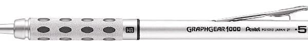 PENTEL Graphgear 0.5mm XPG1015-A silber