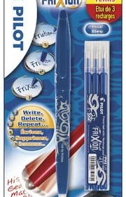 PILOT Roller FriXion Ball + Mine BLFR7L1+1 blau, refill, radierb. Blister