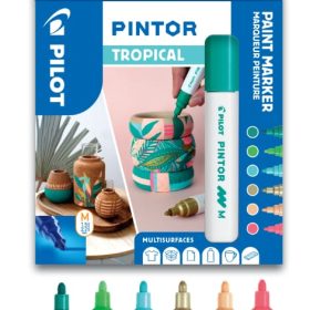 PILOT Marker Pintor Medium Set 1.4mm WLT412236 6 Farben Tropical