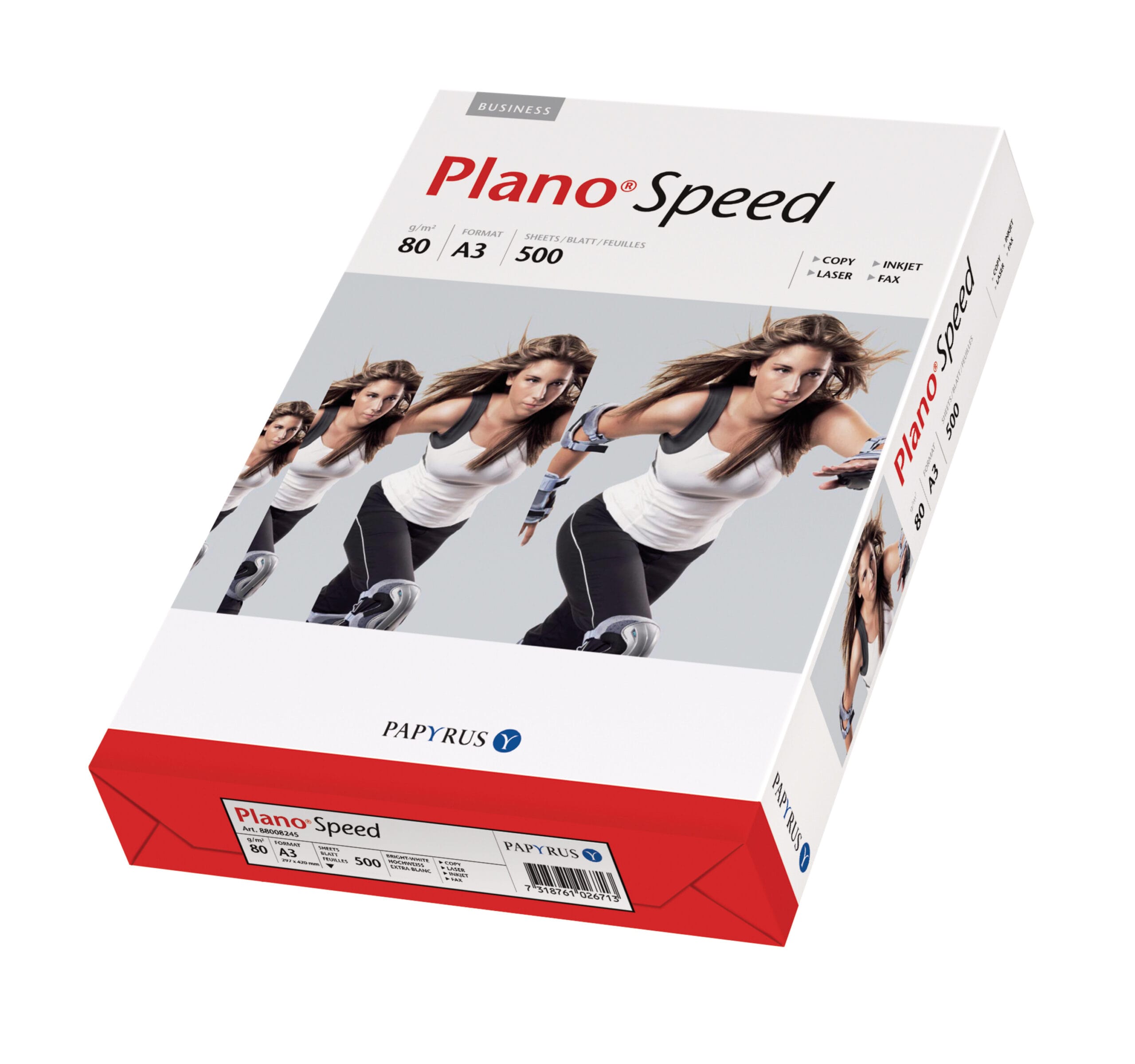 PLANO-88113574-7318761088308 PLANO SPEED Kopierpapier A3 88113574 weiss, 80g BB 500 Blatt – Hochwertig & günstig bei ShopDeca