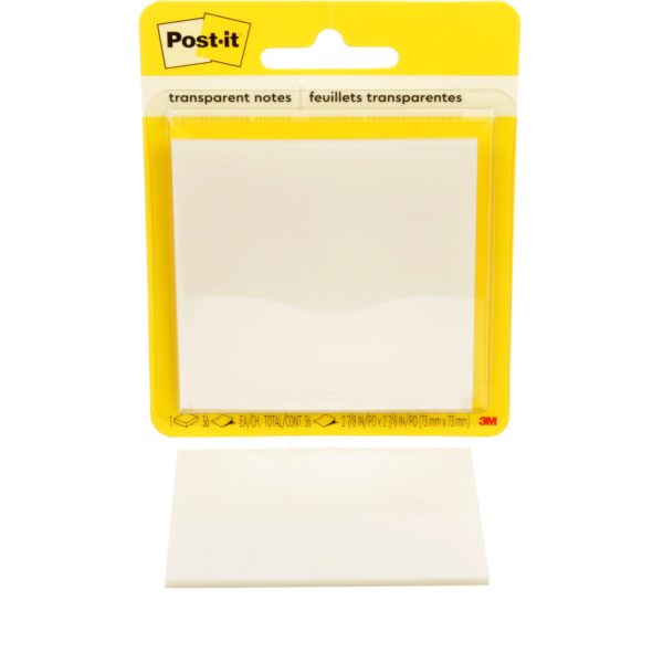 POST-IT Haftnotizen Transpar. 73x73mm 600-TRSPT 36 Blatt