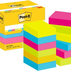 POST-IT Notes Energetic 51x38mm 653-TFEN 4-farbig 12x100 Blatt