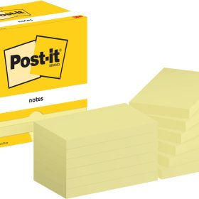 POST-IT Block 76x127mm 655 CY Gelb 12x100 Blatt