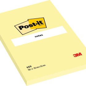 POST-IT Block 102x152mm 659Y gelb/100 Blatt