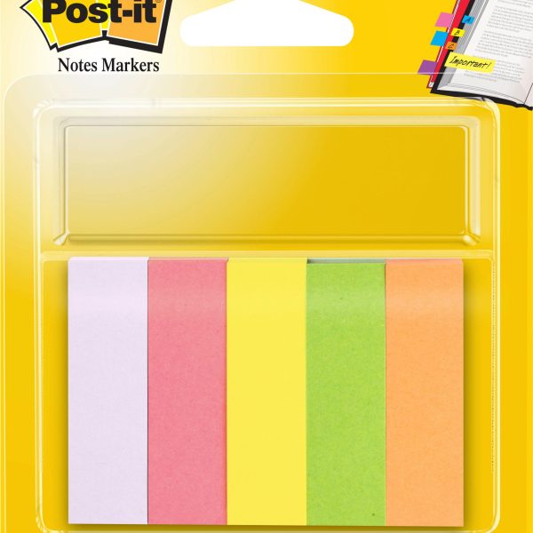 POST-IT Marker 15x50mm 670/5 5-farbig/5x100 Blatt