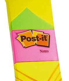 POST-IT Neon Notes 38x51mm 6812 3 Farben ass. 100 Blatt