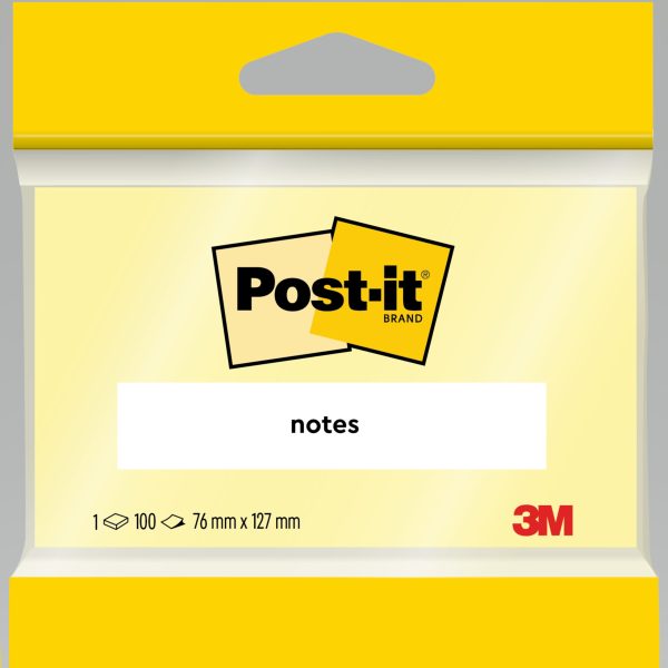 POST-IT Super Sticky Notes 76x127mm 6830 gelb 75 Blatt