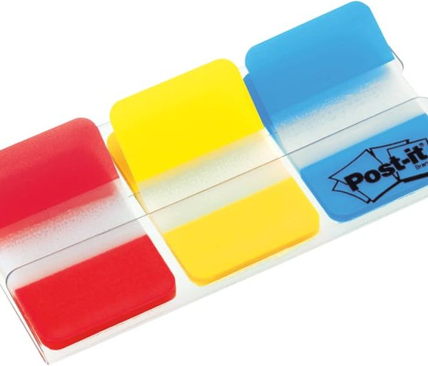 POST-IT Index Strong 25,4x38mm 686-RYB 3-farbig/3x22 Tabs