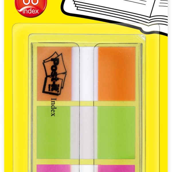 POST-IT Index 7100102571 25.4x43.2mm ass. 3x20 Blatt