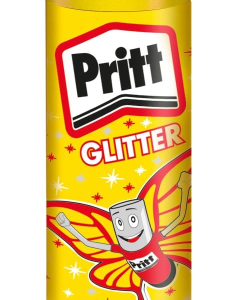 PRITT Klebestift Glitter 20g 900249 pink, rot, gelb