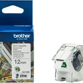 PTOUCH Colour Paper Tape 12mm/5m CZ-1002 VC-500W Compact Label Printer