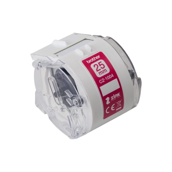 PTOUCH Colour Paper Tape 25mm/5m CZ-1004 VC-500W Compact Label Printer