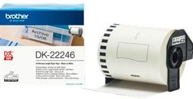 PTOUCH Endlos-Etiketten 103mmx30.48m DK-22246 QL-1050 weiss