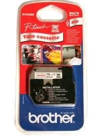 PTOUCH Band, nicht lam. rot/weiss M-K232BZ zu PT-65/75/85/110 8m x 12 mm