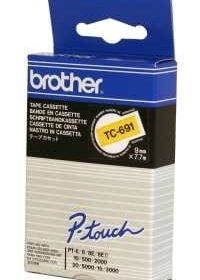 PTOUCH Band, laminiert schwarz/gelb TC-691 PT-3000 9 mm
