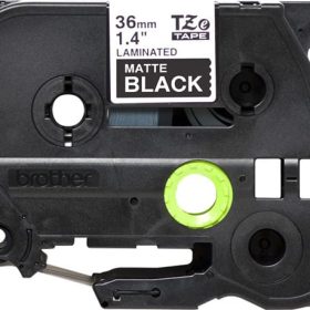 PTOUCH Band matt lamin. weiss/schwarz TZE-M365 PT-D800W/D900W 36mm