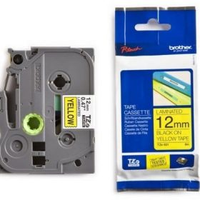 PTOUCH Band, laminiert schwarz/gelb TZe-631 PT-1280VP 12 mm