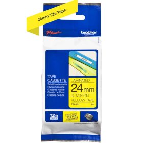 PTOUCH Band, laminiert schwarz/gelb TZe-651 PT-2450DX 24 mm
