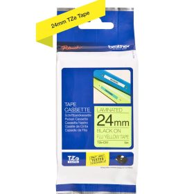 PTOUCH Band, lam.,fluor. schwarz/gelb TZe-C51 PT-540 24 mm